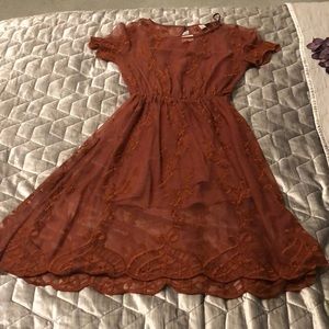 Forever 21 embroidered dress